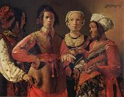 Georges de La Tour The Fortune Teller oil painting reproduction